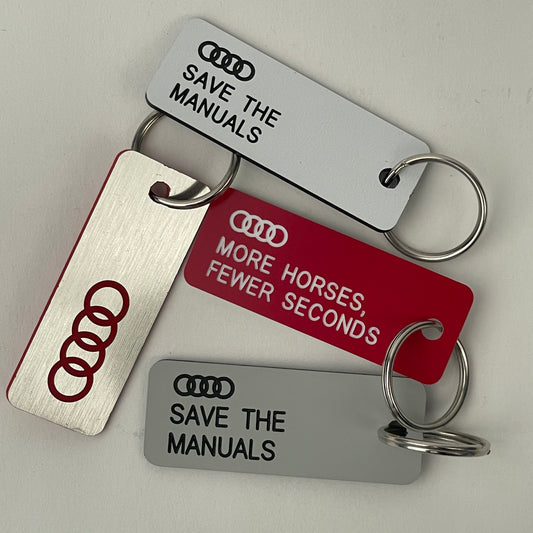 Audi Logo & Tagline Keytags