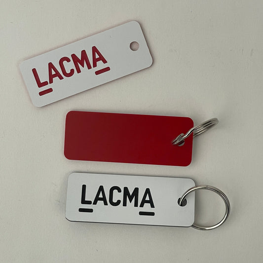 Los Angeles County Museum of Art LACMA Logo Keytags