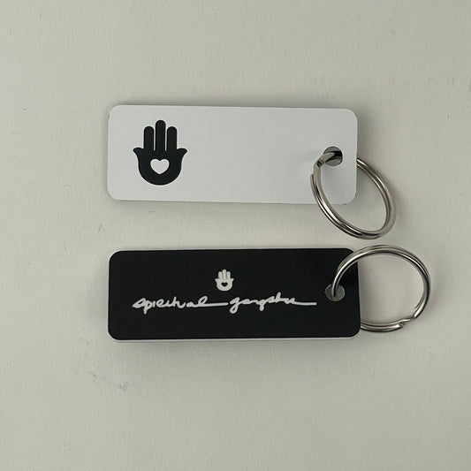 Spiritual Gangster Logo Engraved Keytag