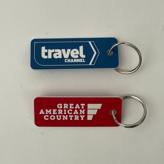 Travel Channel Logo Keytag