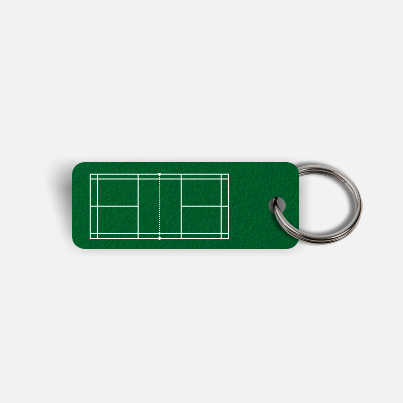 Badminton Court Keytag