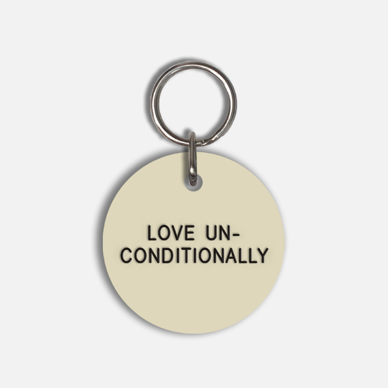 LOVE UN-CONDITIONALLY Large Pet Tag