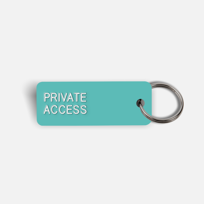 PRIVATE ACCESS Keytag