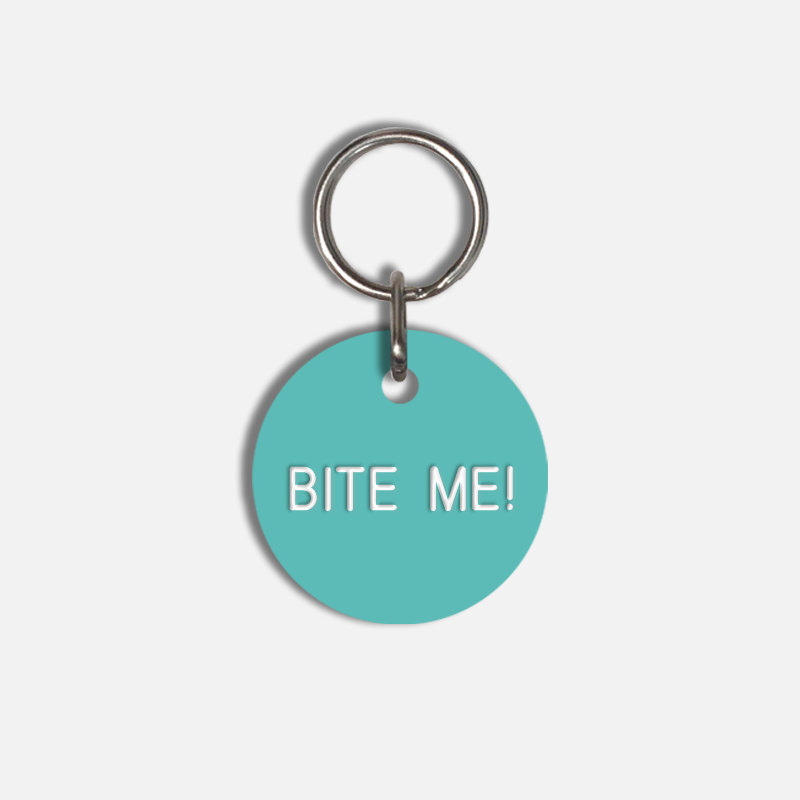 BITE ME! Small Pet Tag