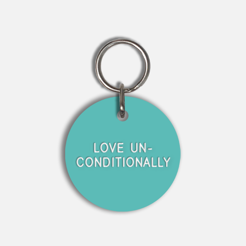 LOVE UN-CONDITIONALLY Large Pet Tag