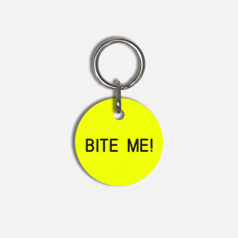 BITE ME! Small Pet Tag