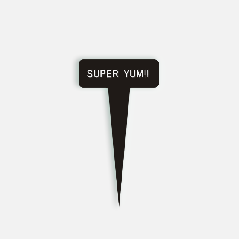 SUPER YUM!! Small Caption