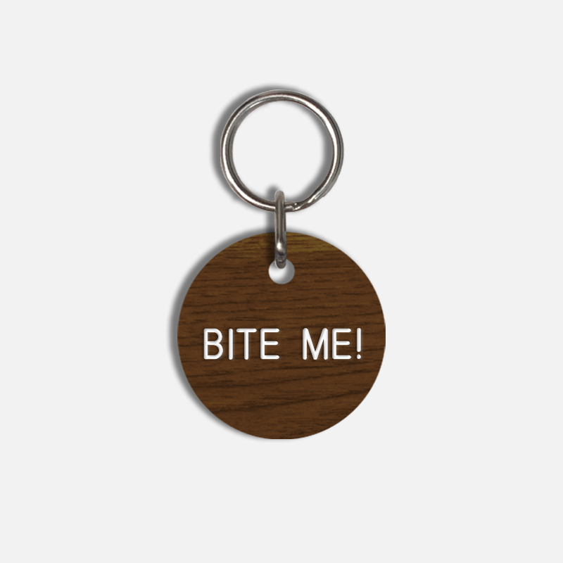 BITE ME! Small Pet Tag