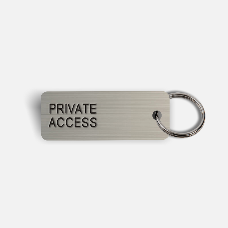 PRIVATE ACCESS Keytag