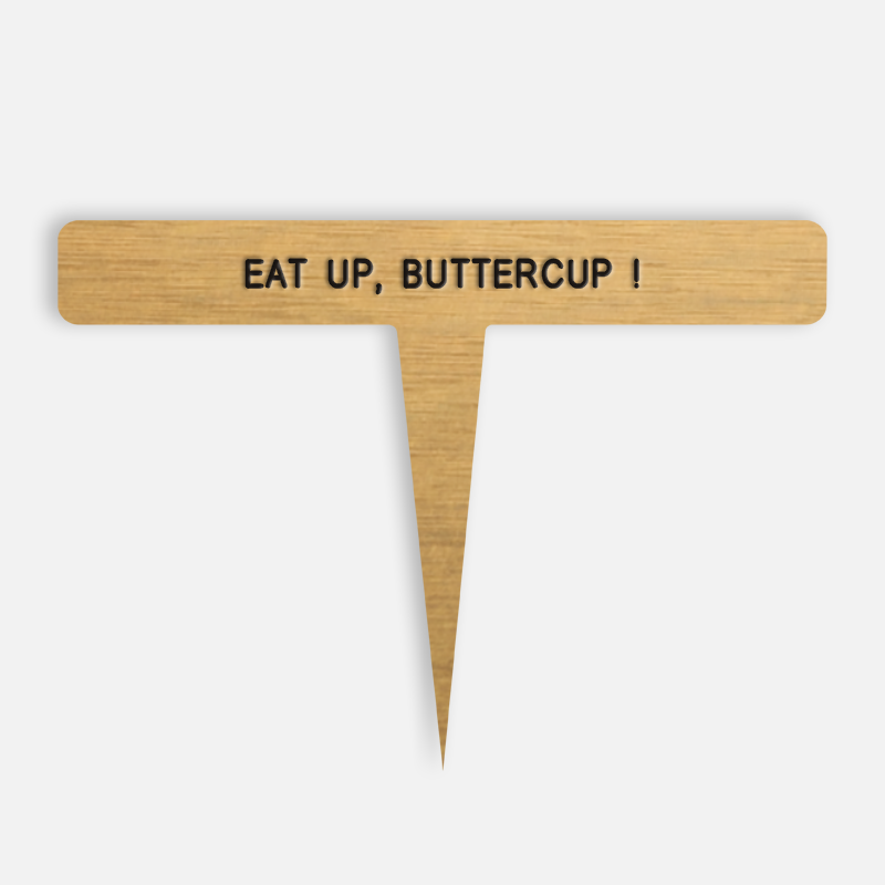 EAT UP, BUTTERCUP ! Caption