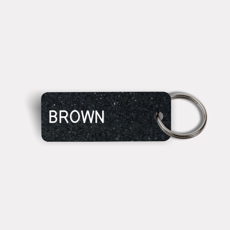 BROWN Keytag