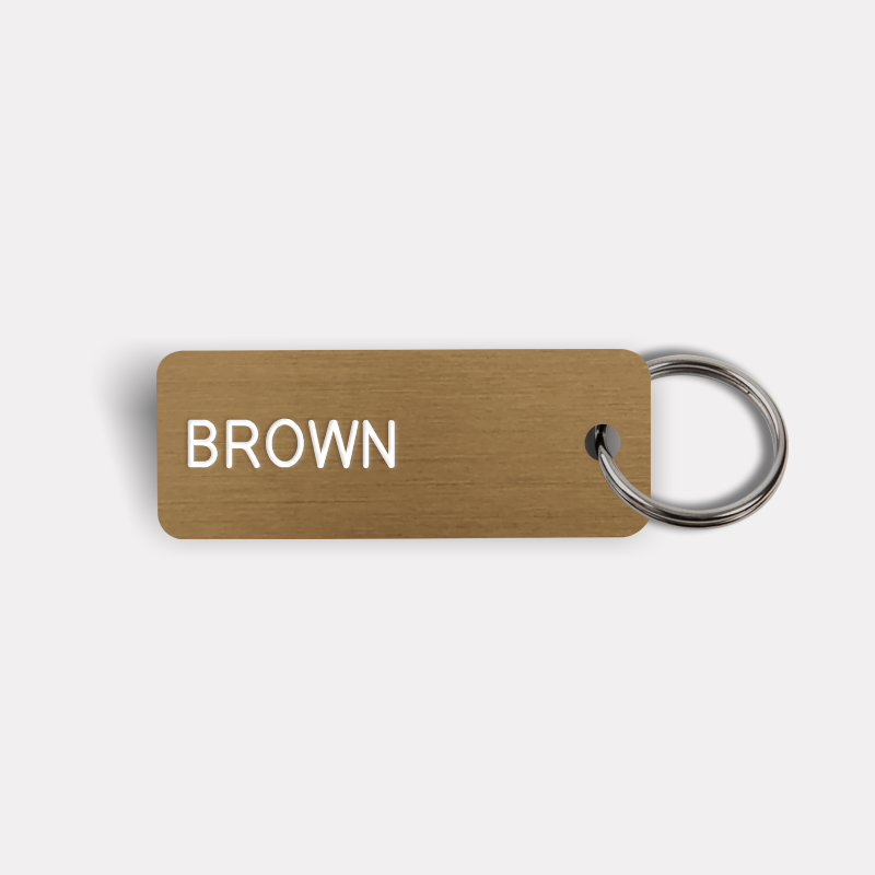 BROWN Keytag