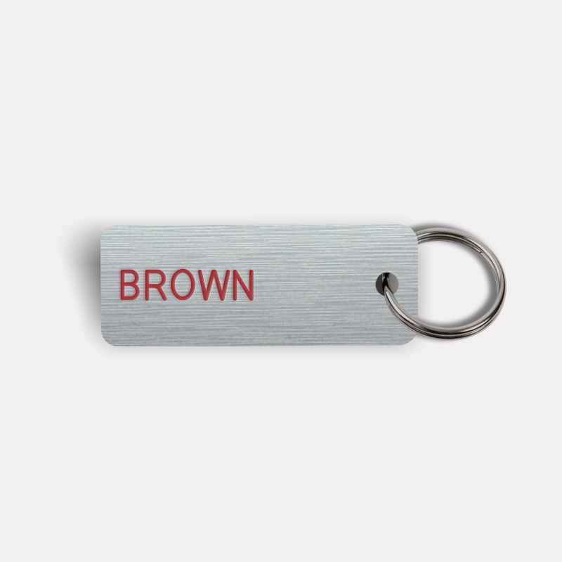 BROWN Keytag