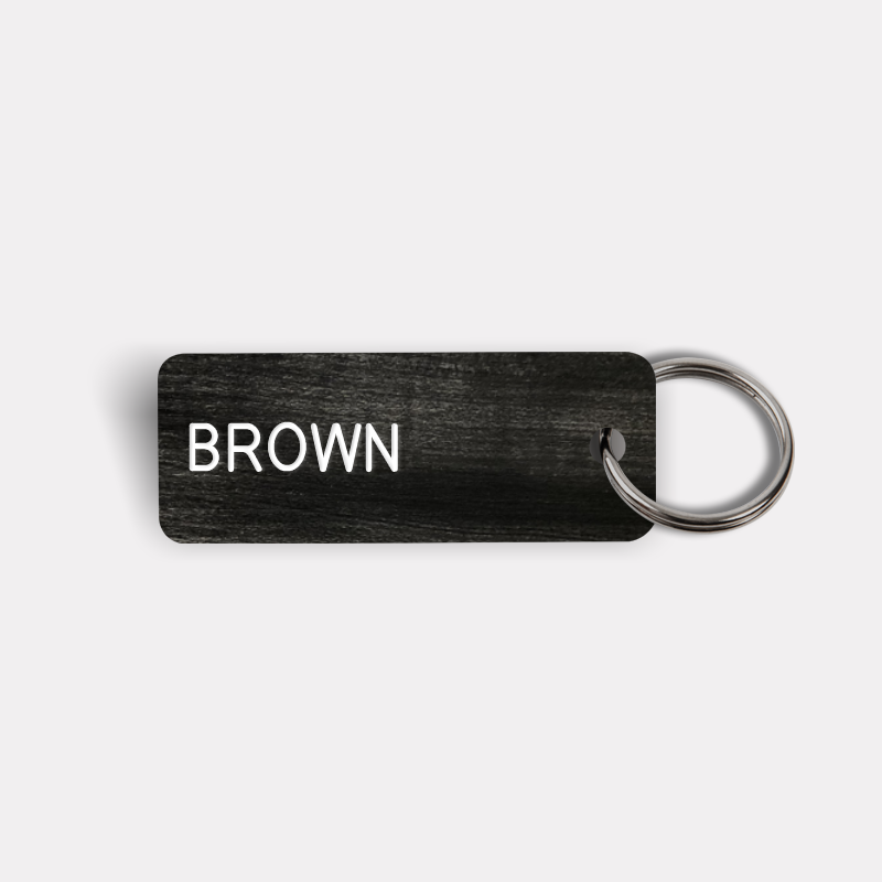 BROWN Keytag