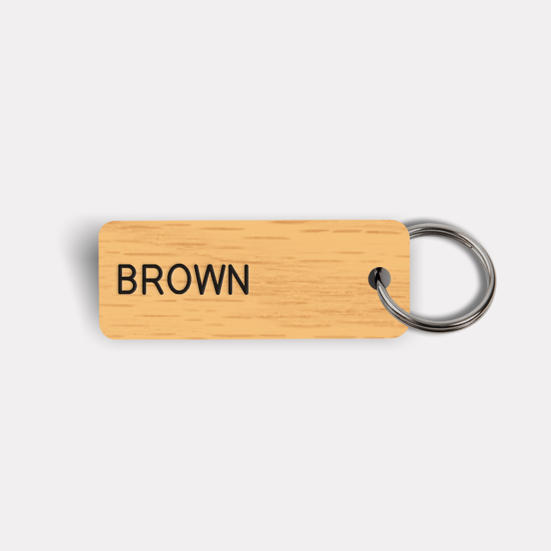 BROWN Keytag