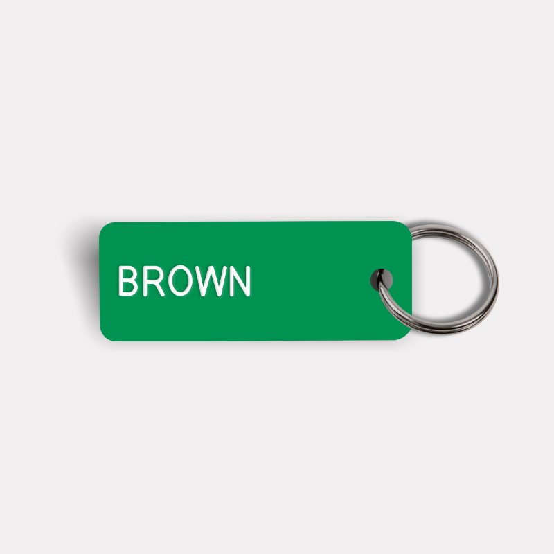 BROWN Keytag