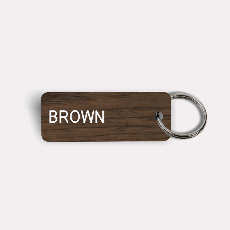 BROWN Keytag
