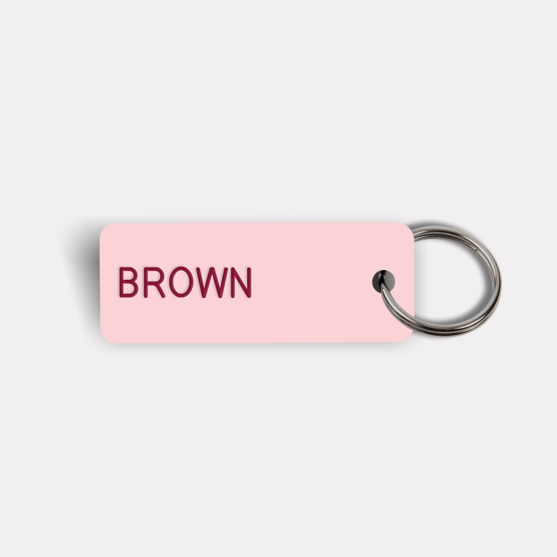 BROWN Keytag