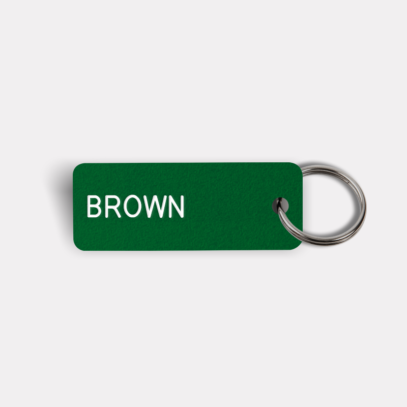 BROWN Keytag