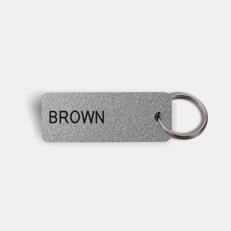 BROWN Keytag