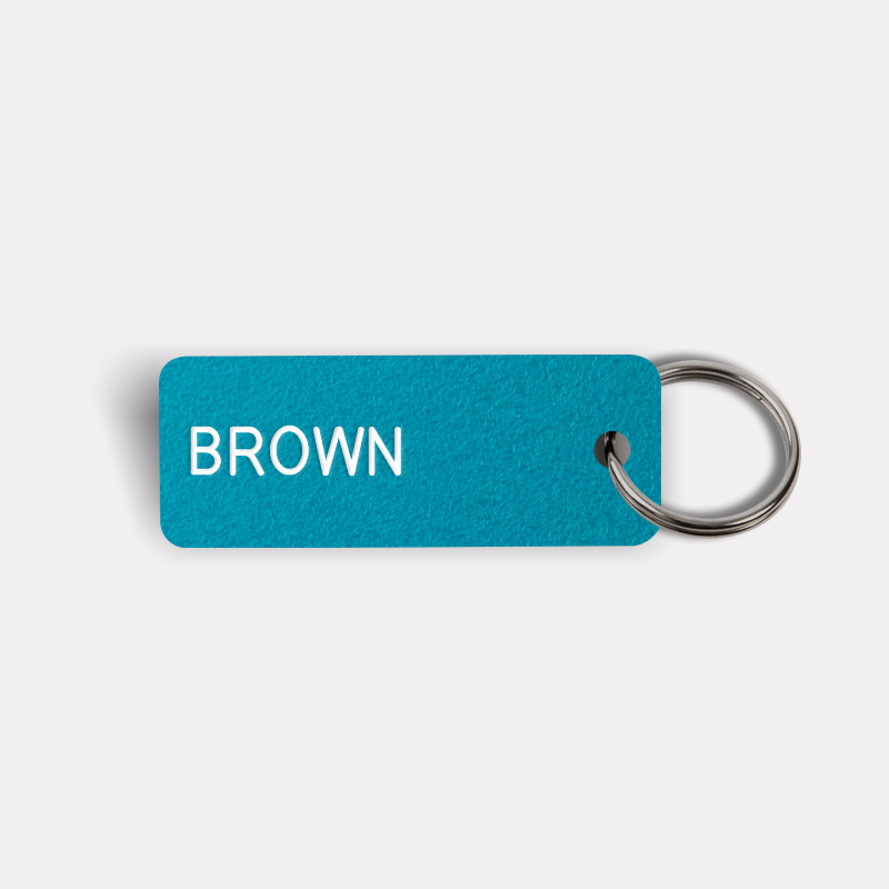 BROWN Keytag
