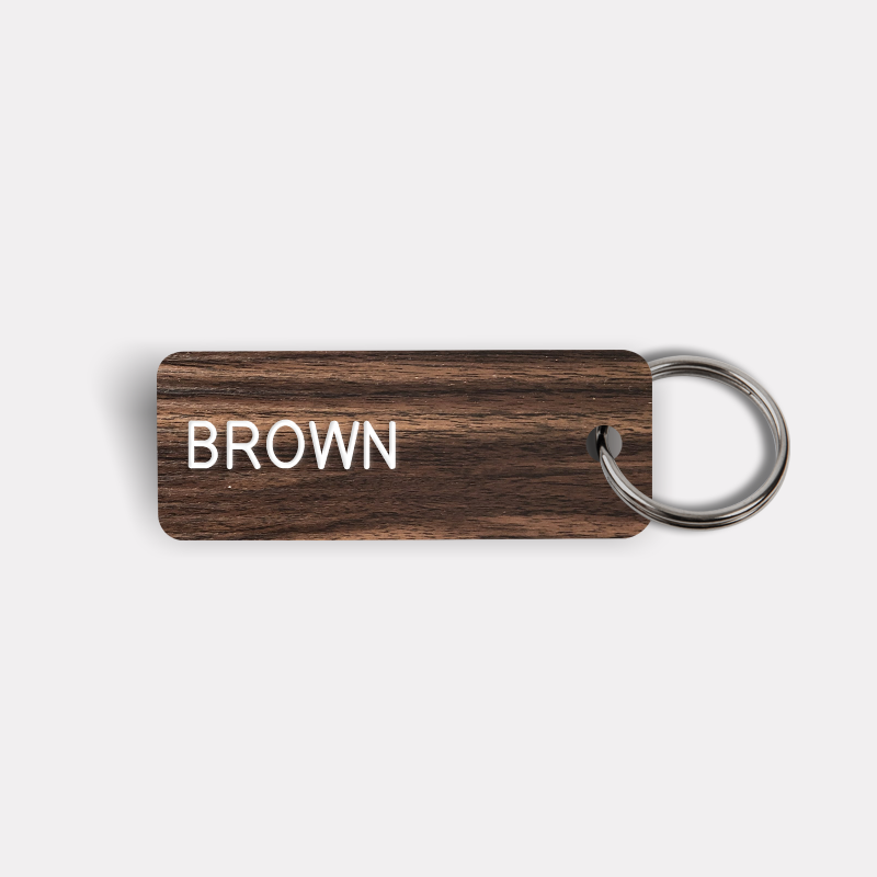 BROWN Keytag
