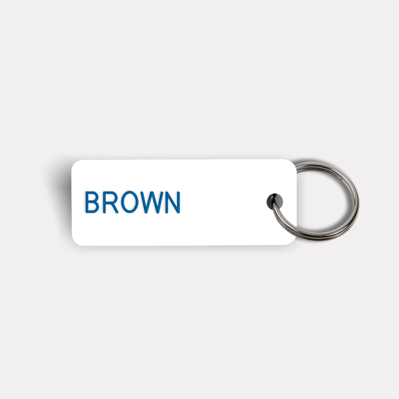 BROWN Keytag