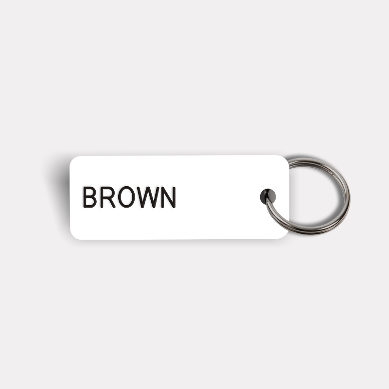 BROWN Keytag
