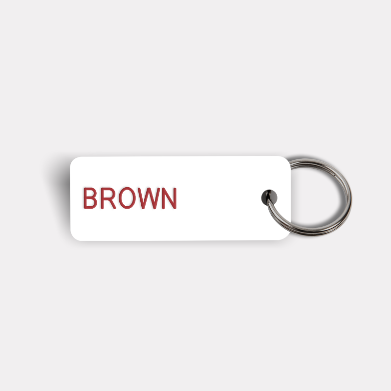 BROWN Keytag
