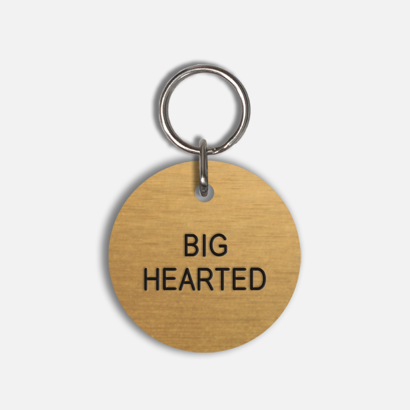 BIG HEARTED Large Pet Tag