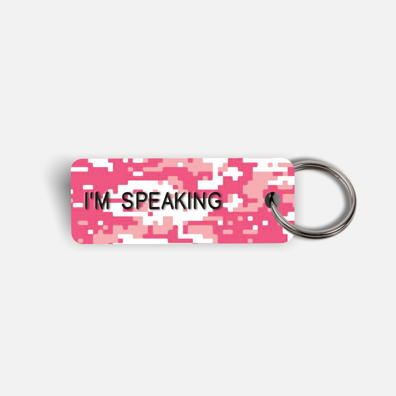 I'M SPEAKING Keytag