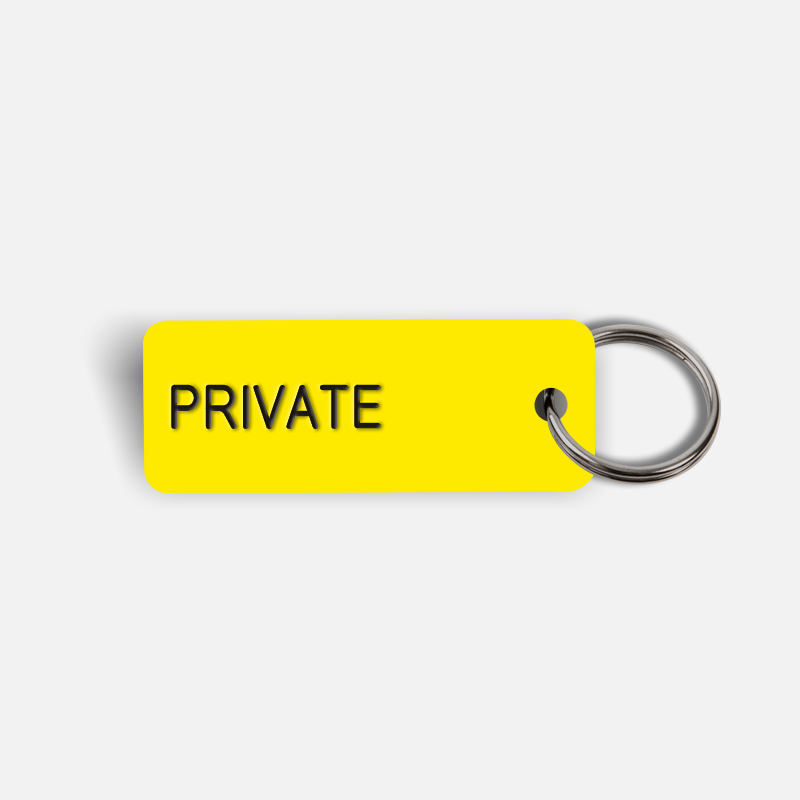 PRIVATE Keytag