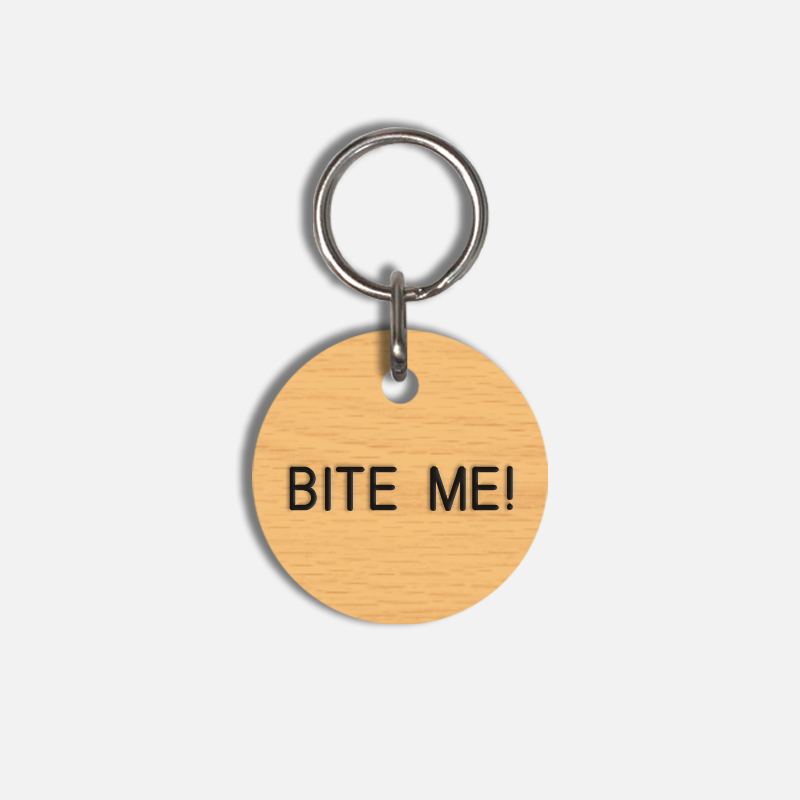 BITE ME! Small Pet Tag