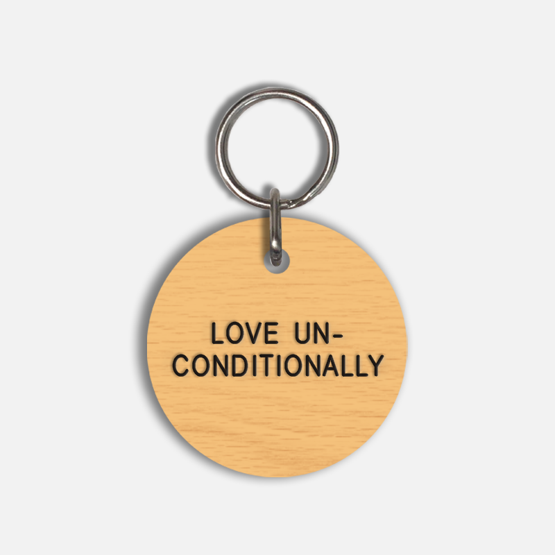 LOVE UN-CONDITIONALLY Large Pet Tag