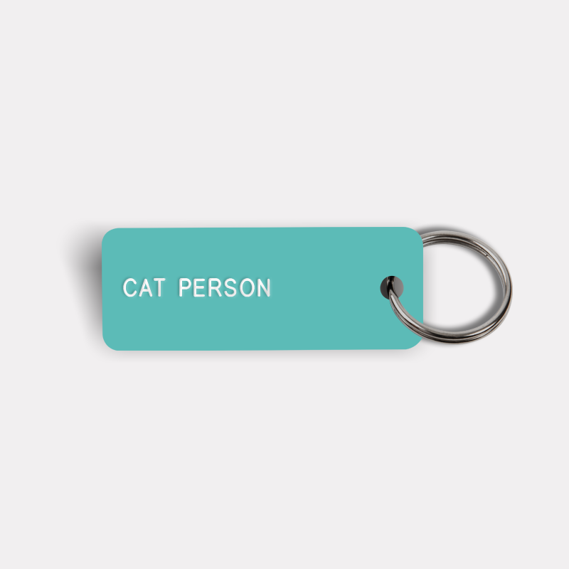 CAT PERSON Keytag