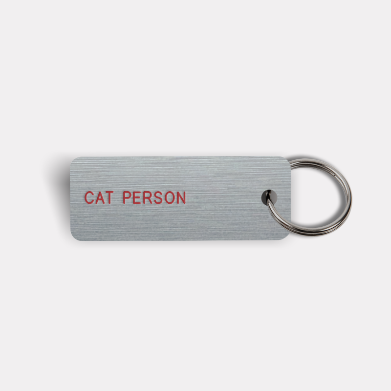 CAT PERSON Keytag