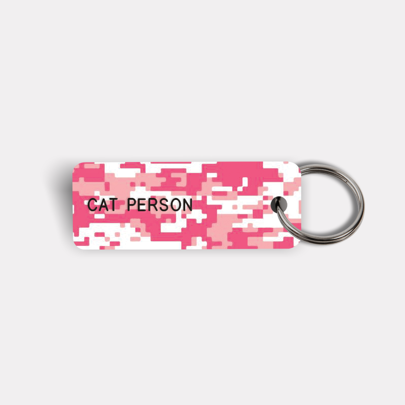 CAT PERSON Keytag