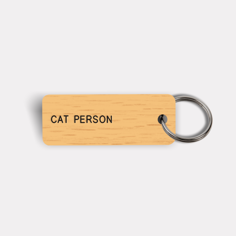 CAT PERSON Keytag