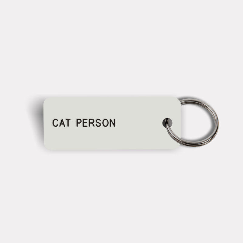 CAT PERSON Keytag