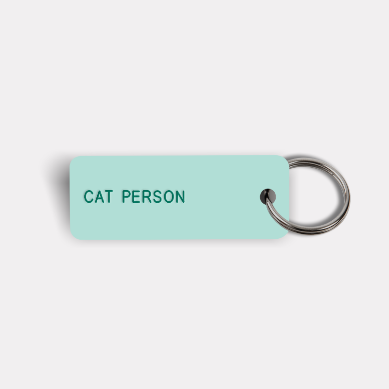 CAT PERSON Keytag