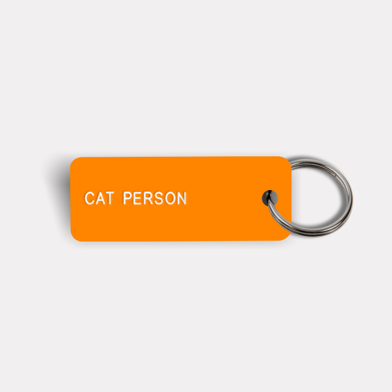 CAT PERSON Keytag