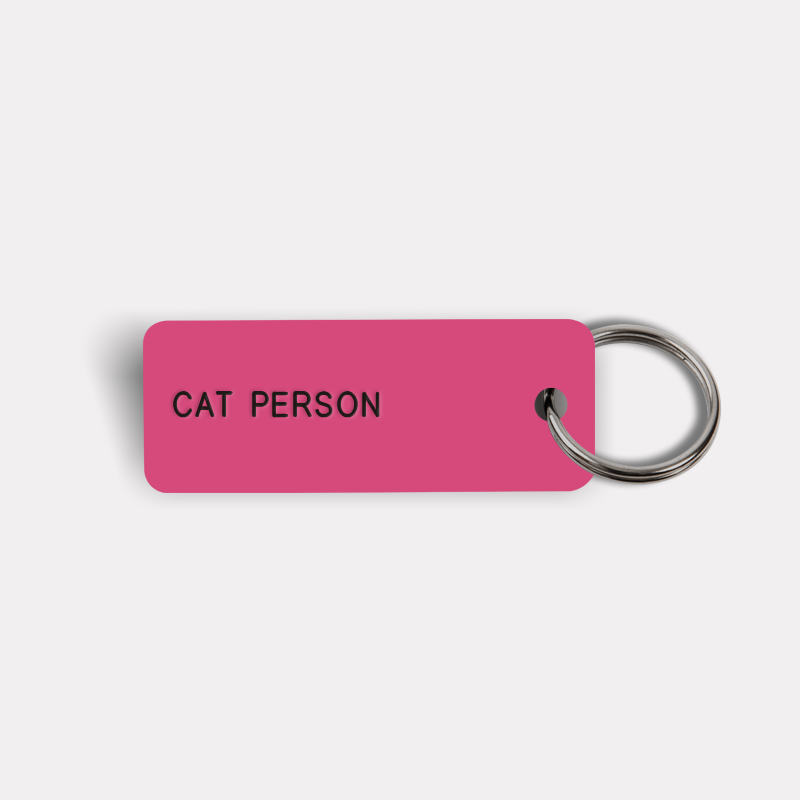 CAT PERSON Keytag
