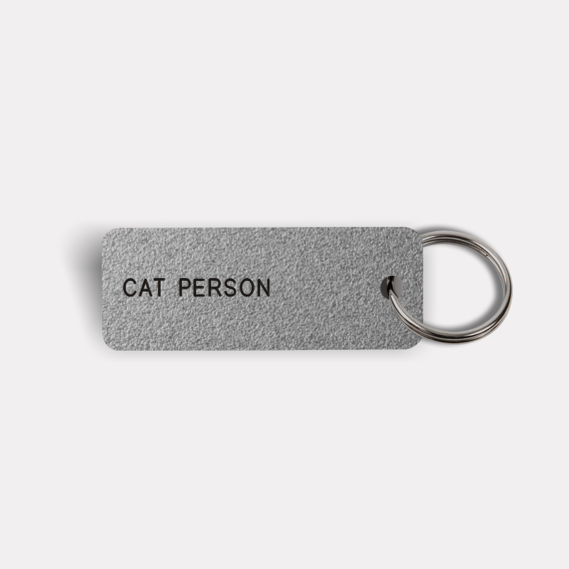 CAT PERSON Keytag