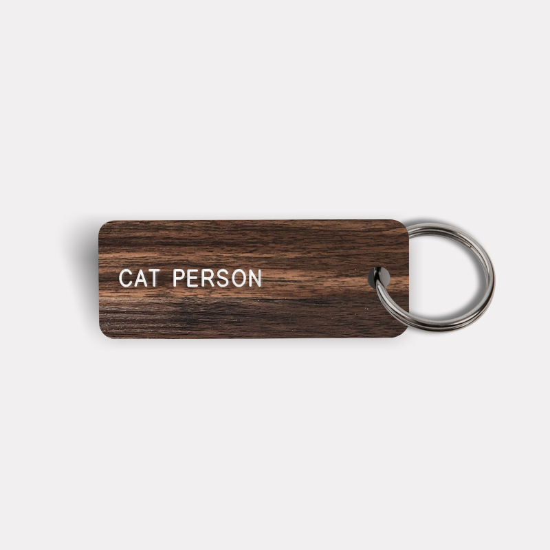 CAT PERSON Keytag