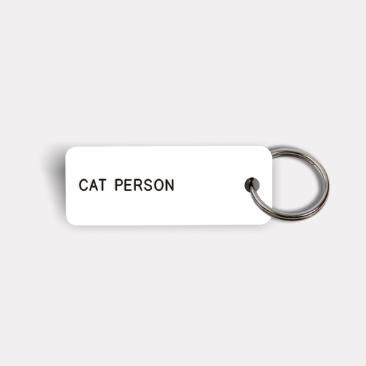 CAT PERSON Keytag