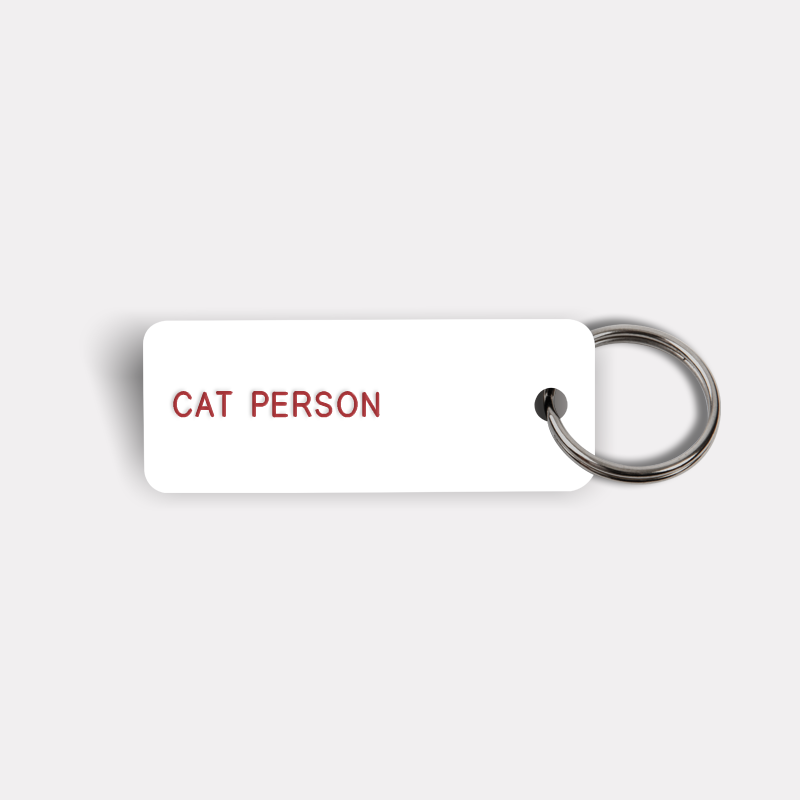 CAT PERSON Keytag