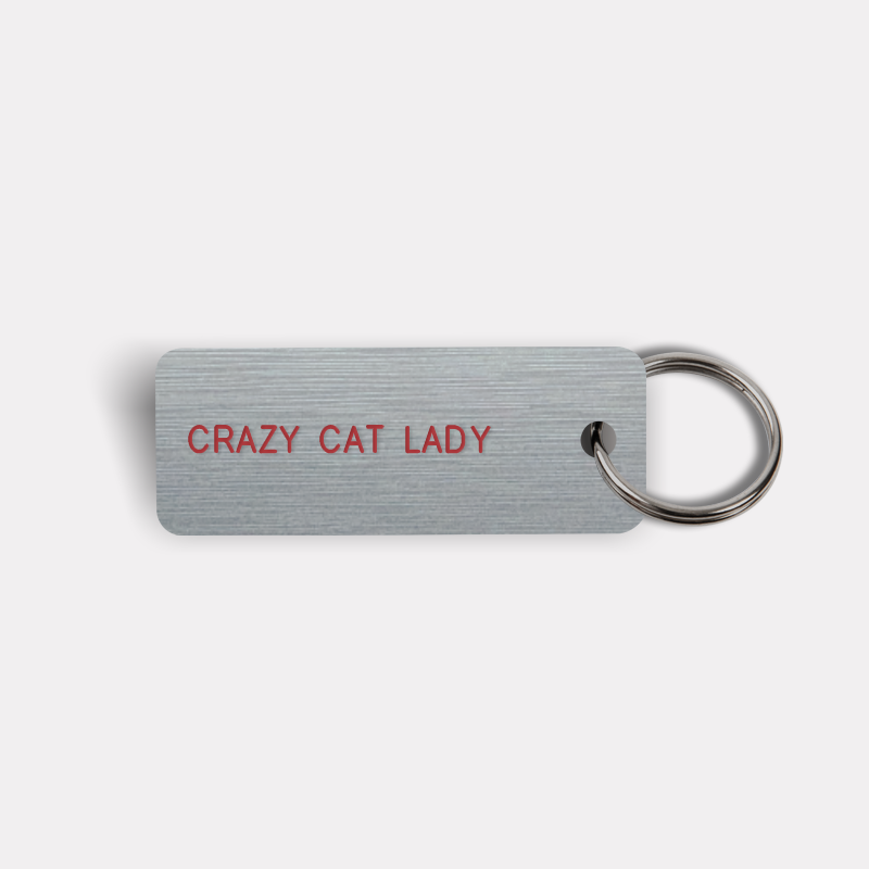 CRAZY CAT LADY Keytag