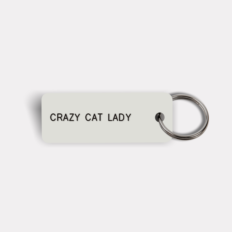 CRAZY CAT LADY Keytag