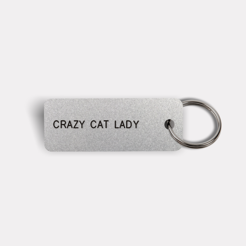 CRAZY CAT LADY Keytag