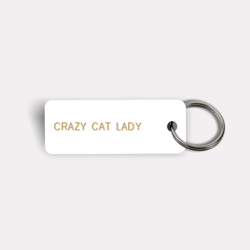 CRAZY CAT LADY Keytag